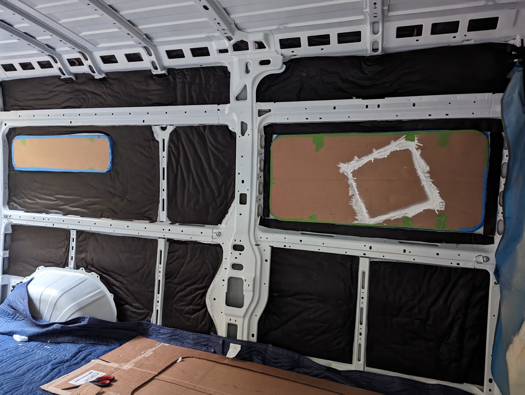 Thinsulate on the walls